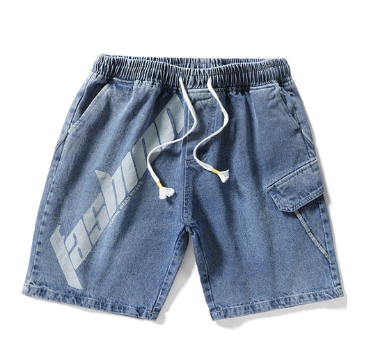 Shorts Denim Sueltos Rectos Versátiles para Hombre - Image 16