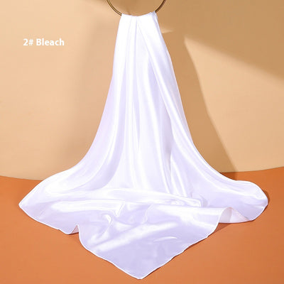 Pañuelo de Seda Artificial 90cm Satinado Brillante - Elegancia Pura - Image 6