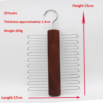 Perchas de Madera Maciza Antideslizantes para Ropa Interior - Image 10