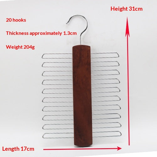 Perchas de Madera Maciza Antideslizantes para Ropa Interior - Image 10
