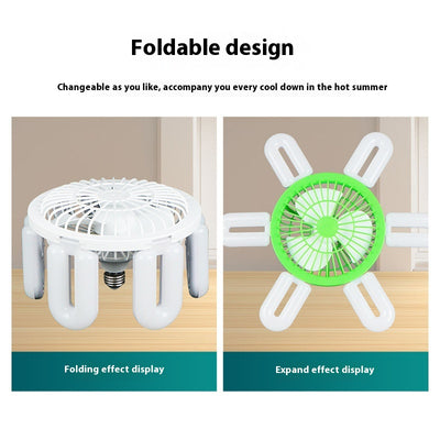 Lámpara Ventilador Inteligente E27 con Control Remoto para Sala y Recámara - Image 4