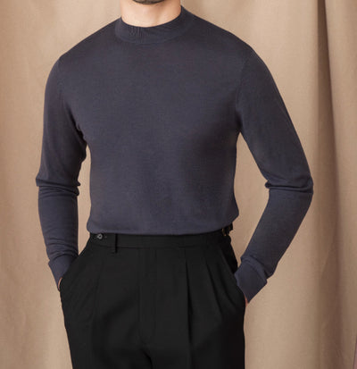 Suéter Slim Fit de Lana Merino para Commute Diario - Image 6