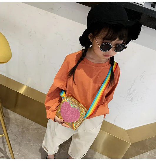 Bolso Infantil Corazón Láser para Hombro - Image 21