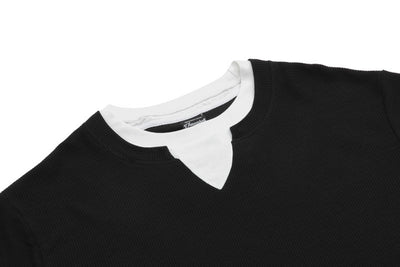 Playera Retro de Contraste a Cuadros para Hombre - Image 12