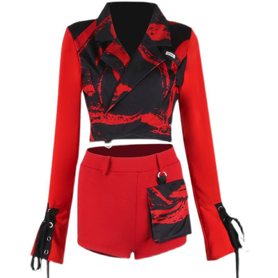 Traje de Actuación para Grupos de Danza Hip Hop y Canto Estilo Coreano - Image 9