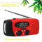 Radio de Emergencia Solar Portátil con 3 LEDs