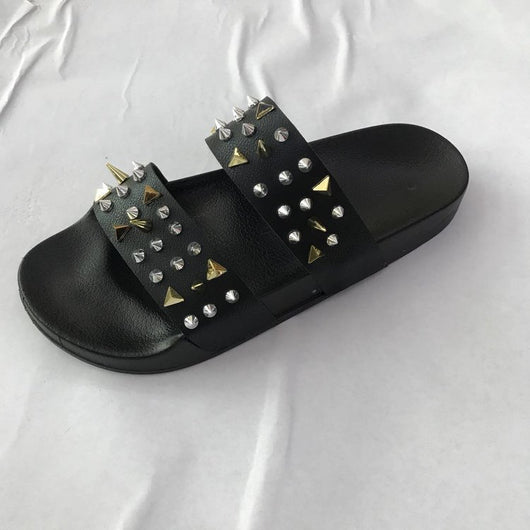 Sandalias de Moda Verano con Tachas y Suela Gruesa - Image 5