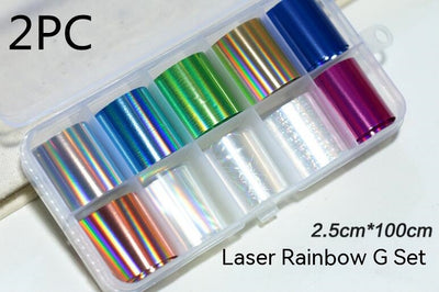 Set de 12 Láminas de Transferencia para Uñas Artísticas - Image 23