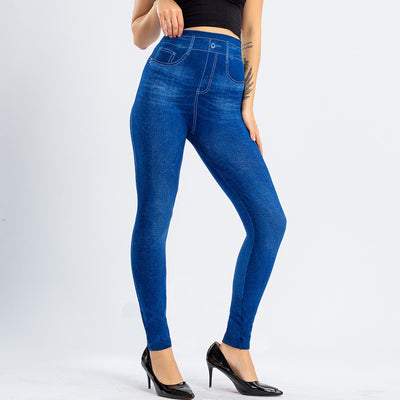 Leggins sin Costuras Estilo Denim con Efecto Levantador - Image 24