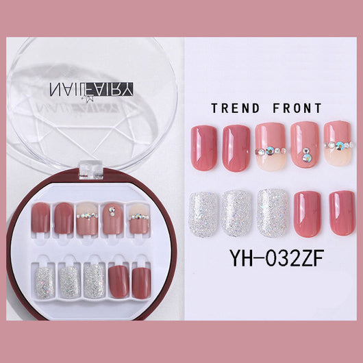 Uñas Postizas Coreanas Removibles Waterproof - Set 30 Piezas Manicura Instantánea - Image 65