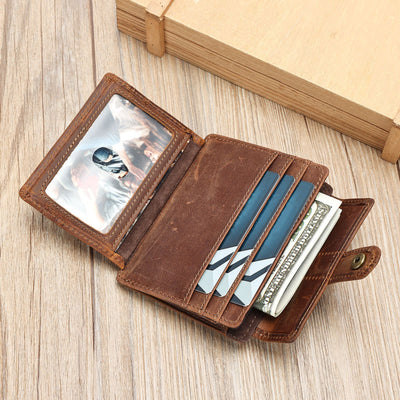 Cartera Minimalista de Cuero para Monedas y Tarjetas de Transporte - Image 14