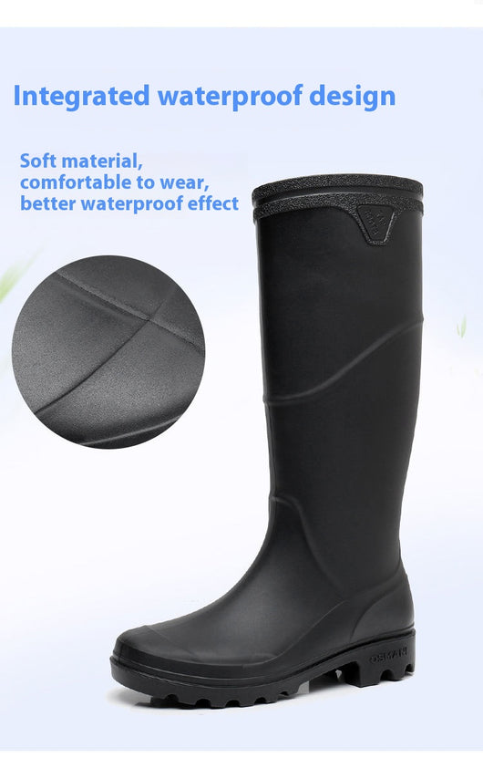 Botas de Lluvia Altas para Construcción - Zapatos Protectores Impermeables Antideslizantes - Image 20