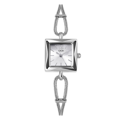 Reloj Pulsera Cuadrado Estilo Vintage en Aleación Premium - Image 6