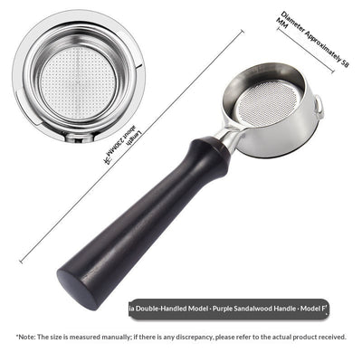 Portafiltro sin Fondo Estilo Italiano para Máquinas de Espresso - Image 18