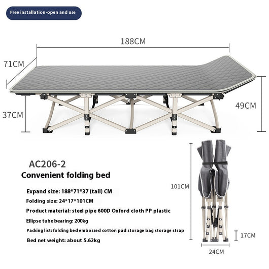 Cama Plegable Portátil para Camping y Oficina - Image 22
