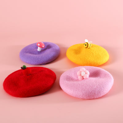 Gorro de Lana Infantil con Diseño Cartoon Multicolor - Image 2