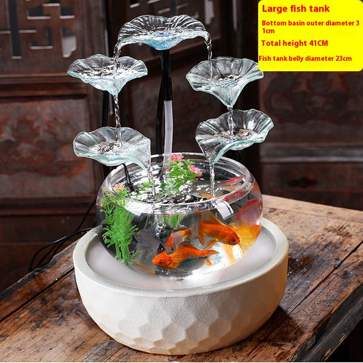 Acuario de Escritorio con Bonsái - Decoración Viva para tu Hogar - Image 3