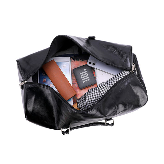 Maleta de Viaje Ejecutiva PU Capacidad Grande - Bolsa Retro para Viajes Cortos - Image 3