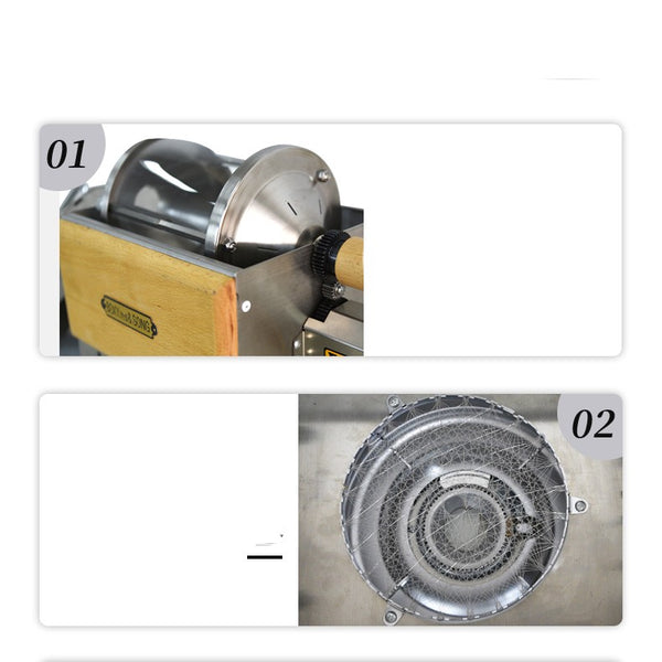 Tostador de Café Automático y Manual para el Hogar