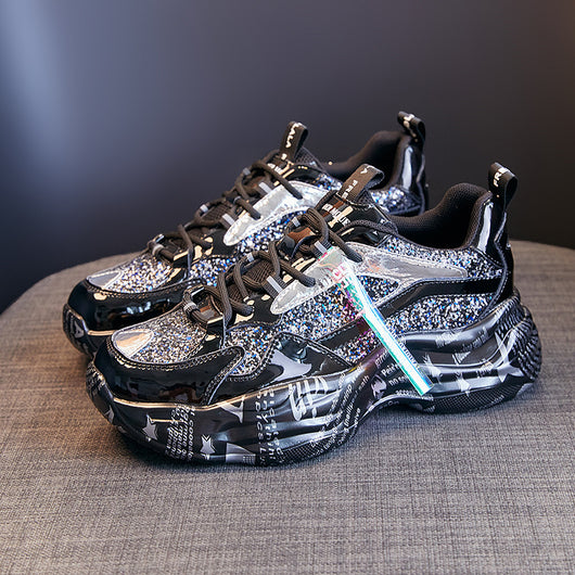Zapatillas Papá Gruesas Coreanas para Mujer - Otoño Invierno - Image 4