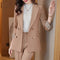 Blazer Ejecutivo Mujer Manga Larga Color Sólido