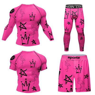 Conjunto Deportivo Hombre 4 Piezas con Impresión Digital, Secado Rápido y Stretch - Image 14