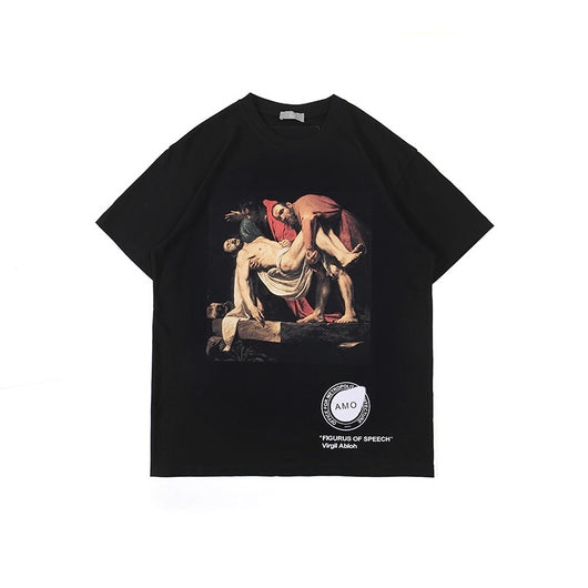 Playera de Algodón Puro Estampado Digital para Parejas - Image 15