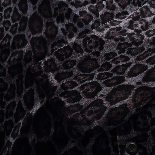 Abrigo Camisa Leopardo Terciopelo Estilo Europeo-Americano - Image 16