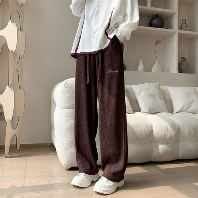 Pantalones Anchos Plisados Holgados - Image 2