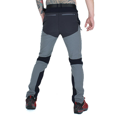 Pantalones de Senderismo Impermeables Slim Fit con Forro Polar para Hombre - Image 12