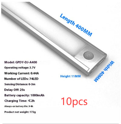 Lámpara LED Recargable Ultrafina para Gabinetes - Image 13
