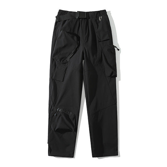 Pantalones Holgados Multibosillo para Hombre - Estilo Casual Moderno
