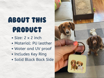 Llavero Personalizado con Foto de Mascota - Pequeño Dije - Image 7