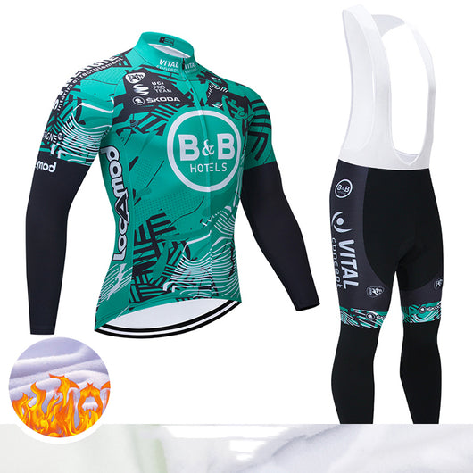 Maillot Ciclismo Manga Larga con Pedales Integrados