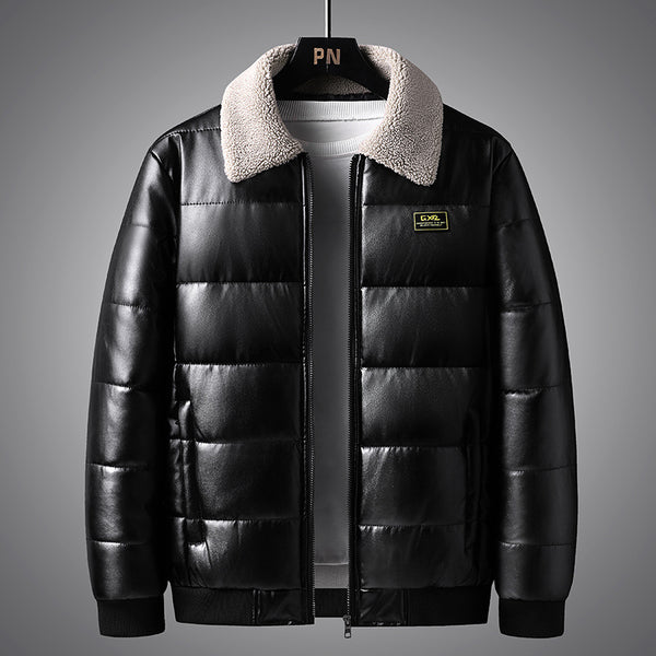 Chaqueta de Invierno para Hombre con Cuello Solapa Acolchada