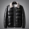 Chaqueta de Invierno para Hombre con Cuello Solapa Acolchada
