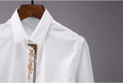 Camisa Slim Fit de Manga Larga para Hombre - Image 7