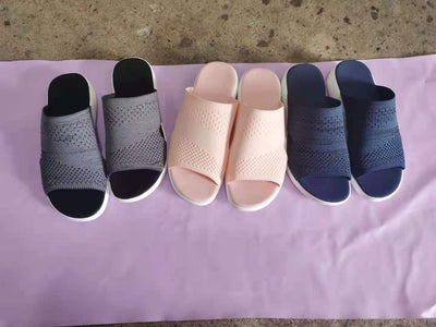 Pantuflas Femeninas Respirable con Malla y Suela Plana - Image 4