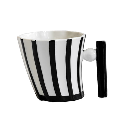Taza Vikinga de Cerámica Artesanal con Rayas Vintage - Image 25
