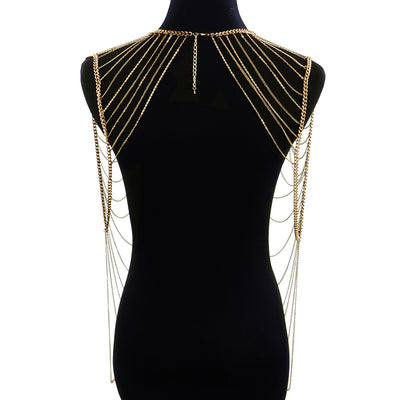 Cadena Corporal Dorada Multicapa - Bikini Body Chain Sexy - Image 2
