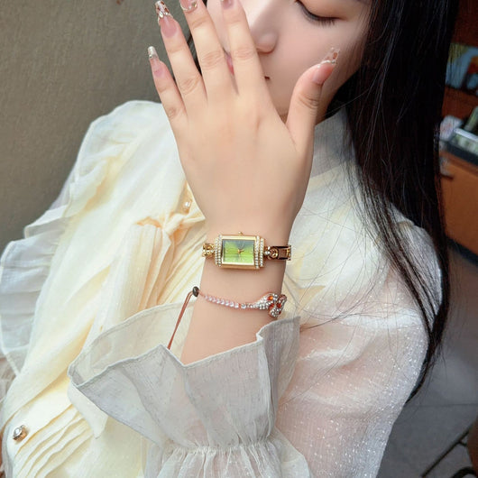 Reloj Cuadrado Lujo Ligero para Mujer con Diseño de Alto Nivel - Image 7
