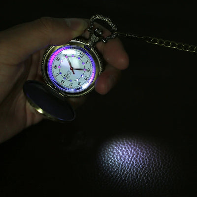 Reloj de Pared Péndulo Motocicleta Retro con LED - Image 9