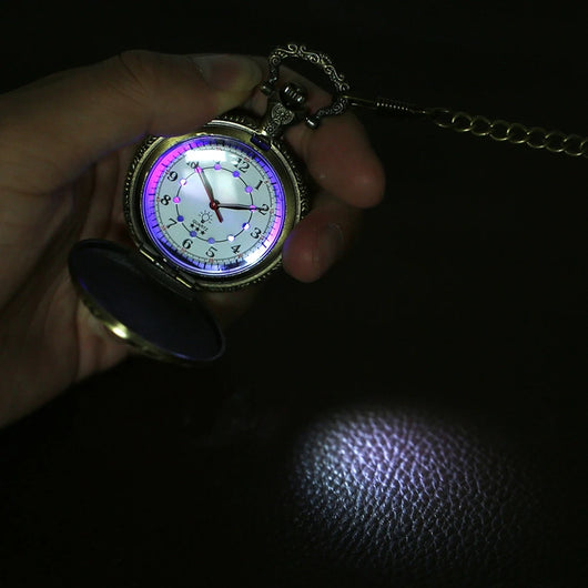 Reloj de Pared Péndulo Motocicleta Retro con LED - Image 9