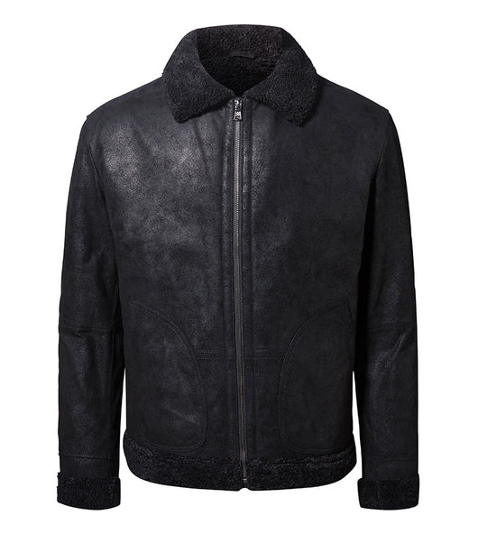 Chaqueta de Cuero Vintage Estilo Casual Americano - Image 5