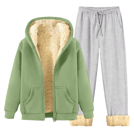 Conjunto Sudadera con Forro Polar Otoño Invierno - Image 11