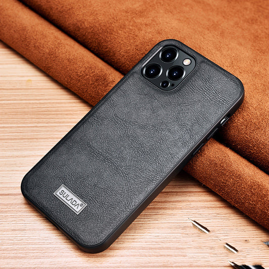 Funda Protectora Ultrafina de Cuero para Teléfono Móvil