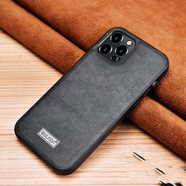 Funda Protectora Ultrafina de Cuero para Teléfono Móvil