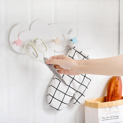 Gancho Adhesivo Nube Kawaii para Pared - Organizador sin Taladro - Image 6