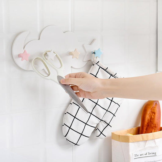 Gancho Adhesivo Nube Kawaii para Pared - Organizador sin Taladro - Image 6
