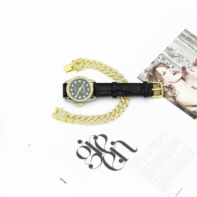 Conjunto Elegante: Gafas de Sol Mujer + Reloj Pulsera de Diseño - Image 11